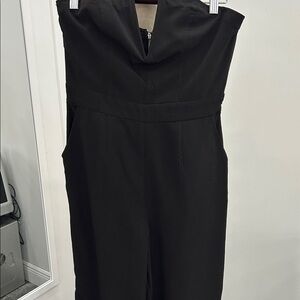 Forever 21 Classic Black Strapless Jumpsuit
